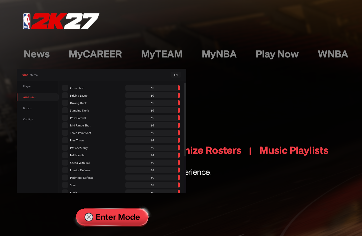 NBA 2K27: Internal